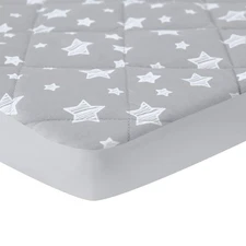 Pack N Play Mattress Pad Cover Printed Mini Crib Quilted Playpen Pad 39"x27"
