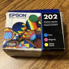 Epson T202520-S 202 Color Ink Cartridge Magenta Yellow Cyan EXP 04/2022