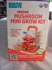 Back to the Roots Organic Pink  Mushroom Farm Grow Kit, Harvest Gourmet