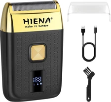 HIENA PRO Professional Reciprocating Electric Shaver Cordless Beard Head Trimmer