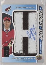 2020-21 Upper Deck SP Game Used 10/35 Pierre-Olivier Joseph #DDM-PJ Auto 6eg