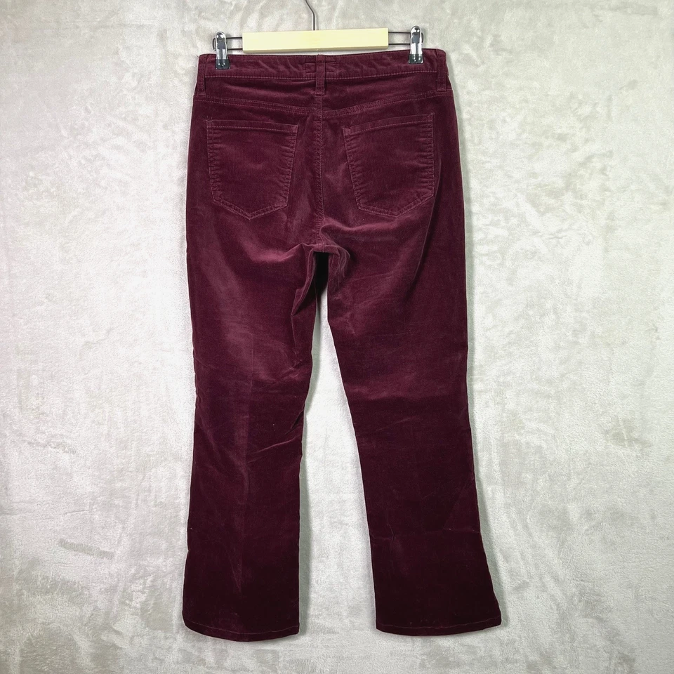 Kut From The Kloth Karen Baby Bootcut Corduroy Pants Women's Burgundy Size 8 - Image 2 of 4