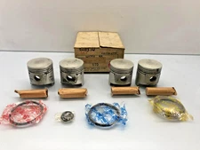 4 X Piston With Pin & Ring 20183 STD 77.00 mm Fits Mazda 323 B6 Ford Laser 1.6L