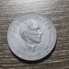 Shell Canada Pierre E Trudeau Canada Prime Minister (1968) Parliament Token