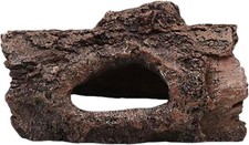 Tree Trunk Pet Hideout Resin Aquarium Decor Ornament Fish Tank Hideout New