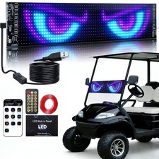 Car Devil Eyes Light Programmable Flexible LED Digital Display Smart APP Control