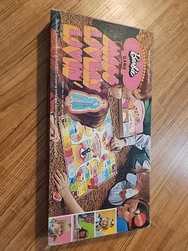 Vintage Barbie  MISS LIVELY LIVIN' board game 1970 by MATTEL