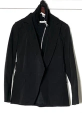 VERONICA BEARD Black Palm Peak Blazer Jacket w/ Dickey 2 = XS (NO BELT)