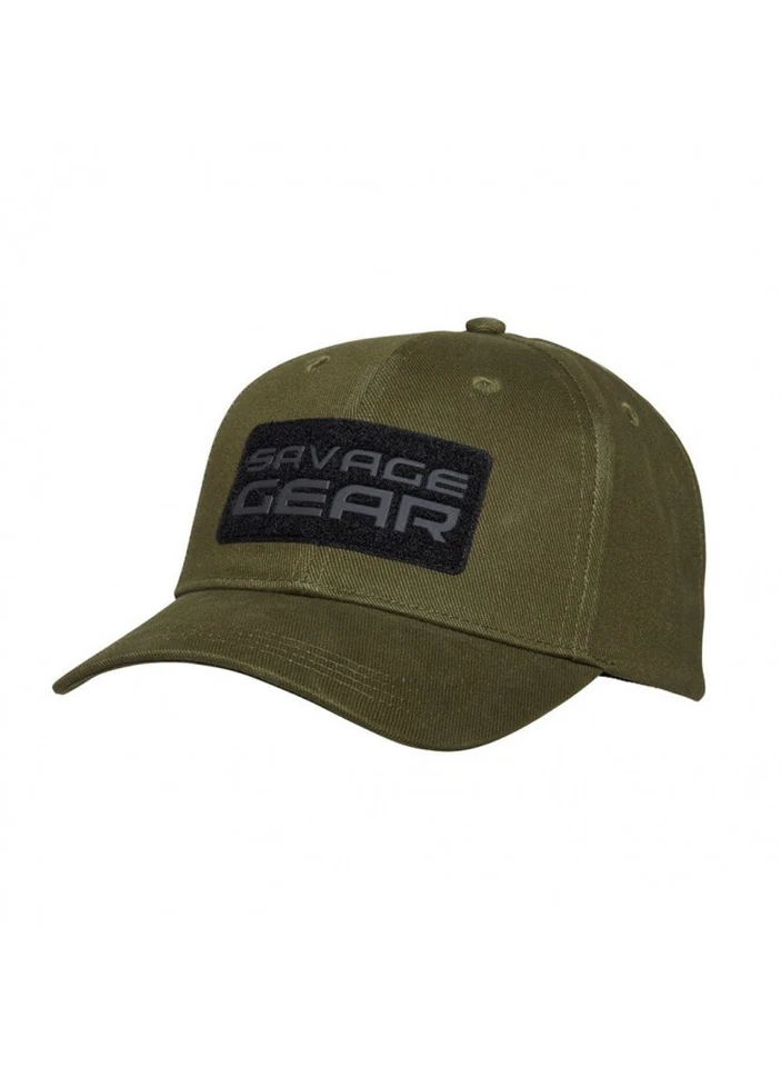 Savage Gear Badge Baseball Cap Green Angelkappe Snapback Outdoor - Bild 1 von 1