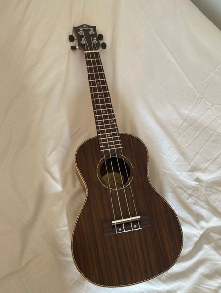 ukelele prodipe color marrón oscuro (viene con la funda incluida)