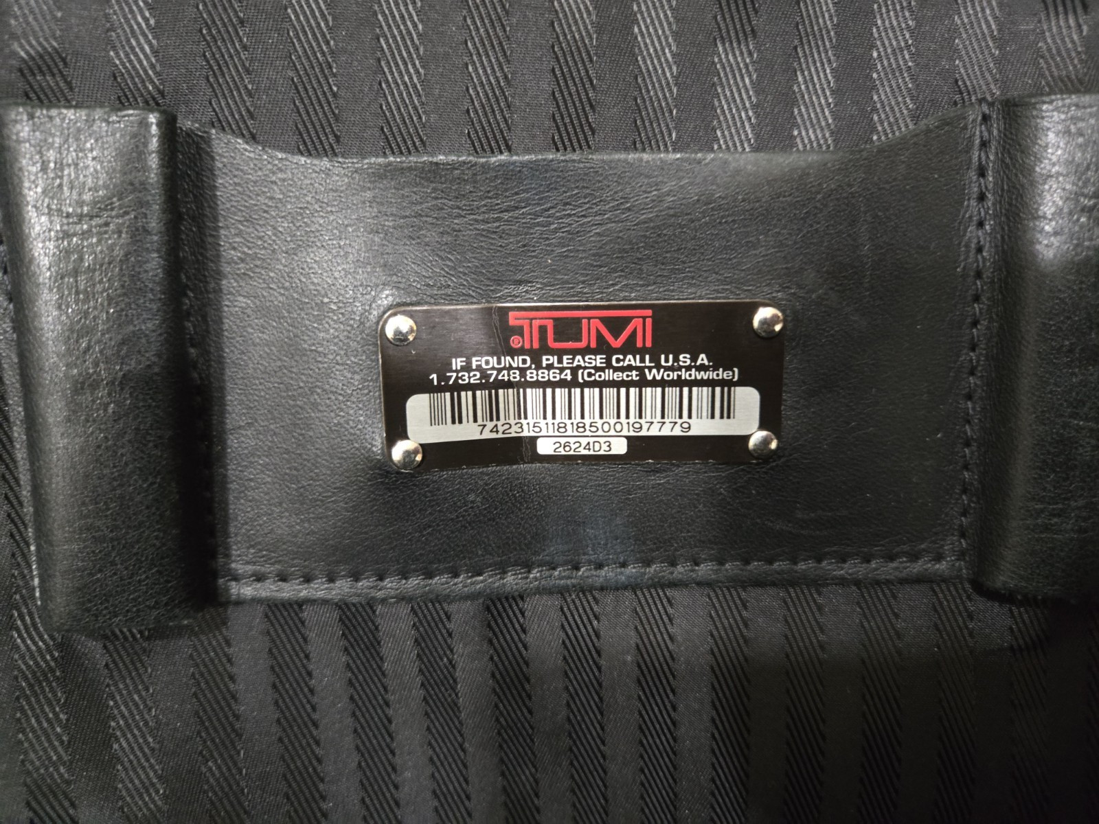 TUMI Alpha Expandable Briefcase  Organizer Laptop Bag Nylon Black 262403