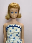 Vintage 1962 Mattel Midge Barbie Doll Blonde Straight Leg with Dress