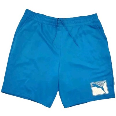NEW Authentic Puma Cross Wise Turquoise/Grn Blue Jogger Shorts, Pockets Men 3XLT