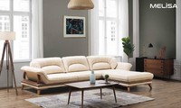 Wohnzimmer Textil L-Form Sofas Weiß Neu Ecksofa Couch PolstermöBel Eckgarnitur