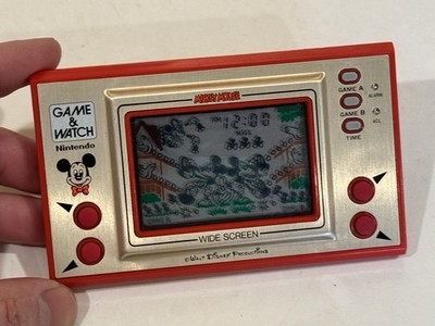 Nintendo Game & Watch Wide Screen Mickey Mouse Mc-25 MIJ 1981 Good