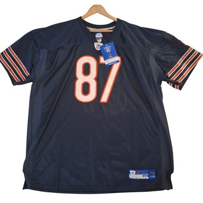 VTG Reebok NFL Chicago Bears Muhammad #87 Jersey Men's 56 Navy Blue Stitched NWT