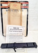 AIMPOINT Dan Wesson Revolver Weaver Base Rail Black Scope Mount NO Gunsmithing