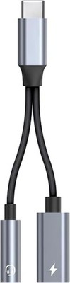 Type C to 3.5mm Headphone Adapter 2in1 PD60W DAC Charging Dongle for iphone