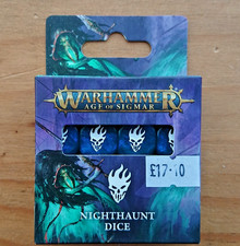 Games Workshop 91-90 Warhammer Age of Sigmar Nighthaunt 16x 16mm Dice NEW