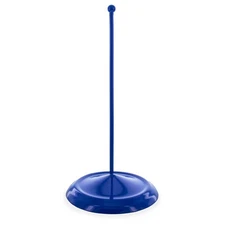 Blue Painted Metal Tree Topper Finial Stand Display Stand 7.2 Inches (Poland)
