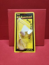 Vintage The Boogerman Big Game Buzzbait 1/2 oz New Orignal White / White Glimmer