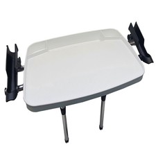 Large Boat Fishing Bait Table with Pole Mount / Cutting Board Adjustable Mount