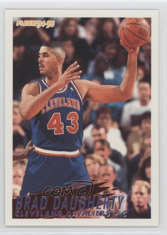 1994-95 Fleer European Brad Daugherty #40 1i3