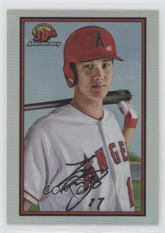 Shohei Ohtani 2019 Bowman #B30-SO 30th Anniversary Chrome Price