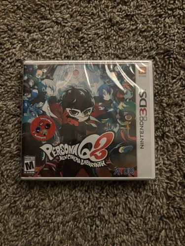 Persona Q2: New Cinema Labyrinth Nintendo 3ds With Buttons Brand New Sealed