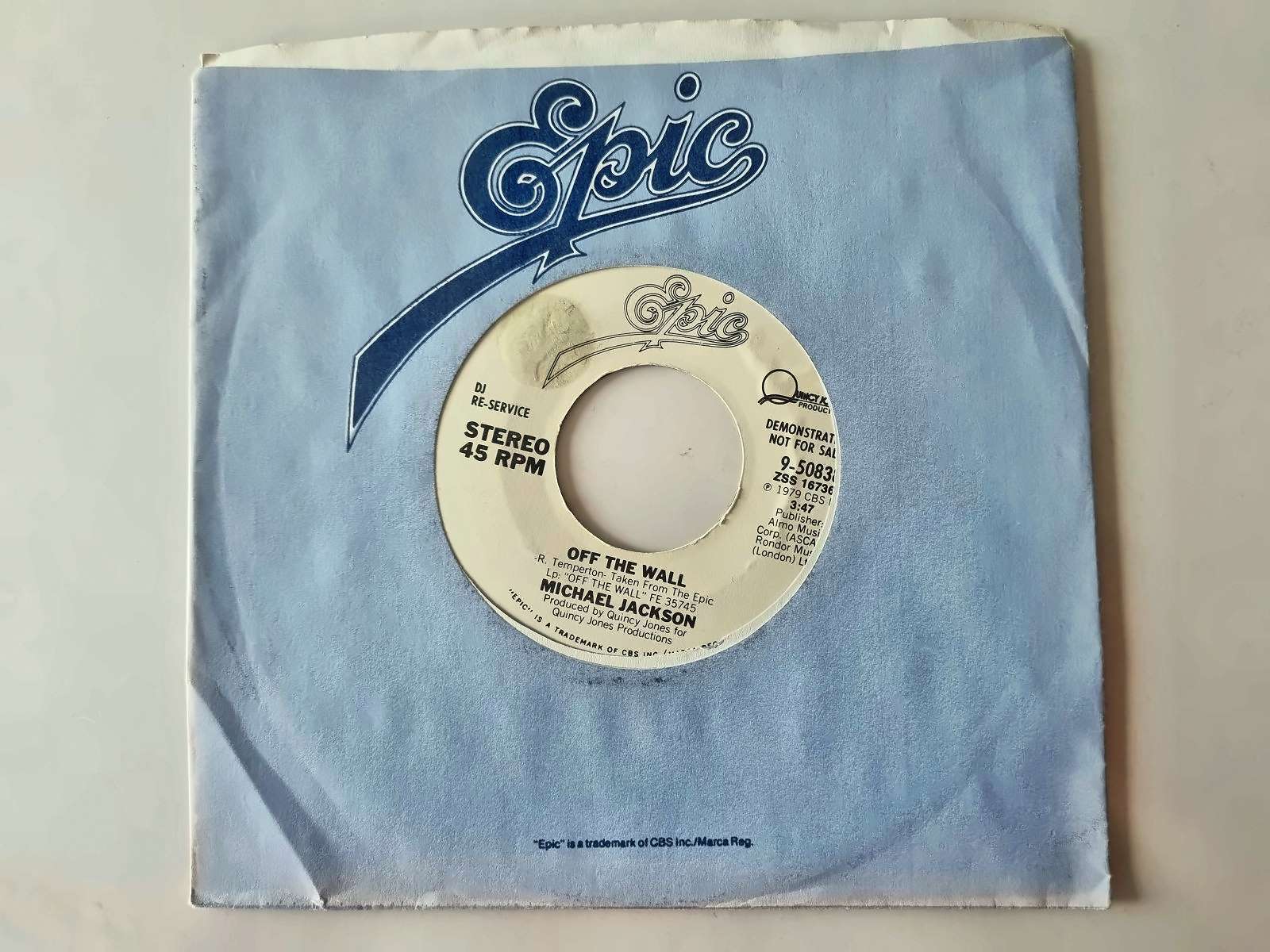 Michael Jackson - Off the wall 7'' Vinyl US PROMO