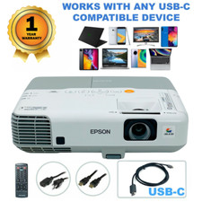 Epson PowerLite 905 3LCD Projector Professional Streaming USB-C 1 YEAR WARRANTY