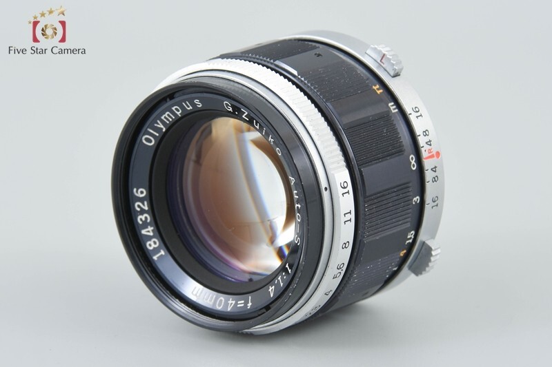 Olympus G.ZUIKO AUTO-S 40mm f/1.4 for PEN FT / FV / F | eBay Olympus G.ZUIKO AUTO-S 40mm f/1.4 for PEN FT / FV / F | eBay