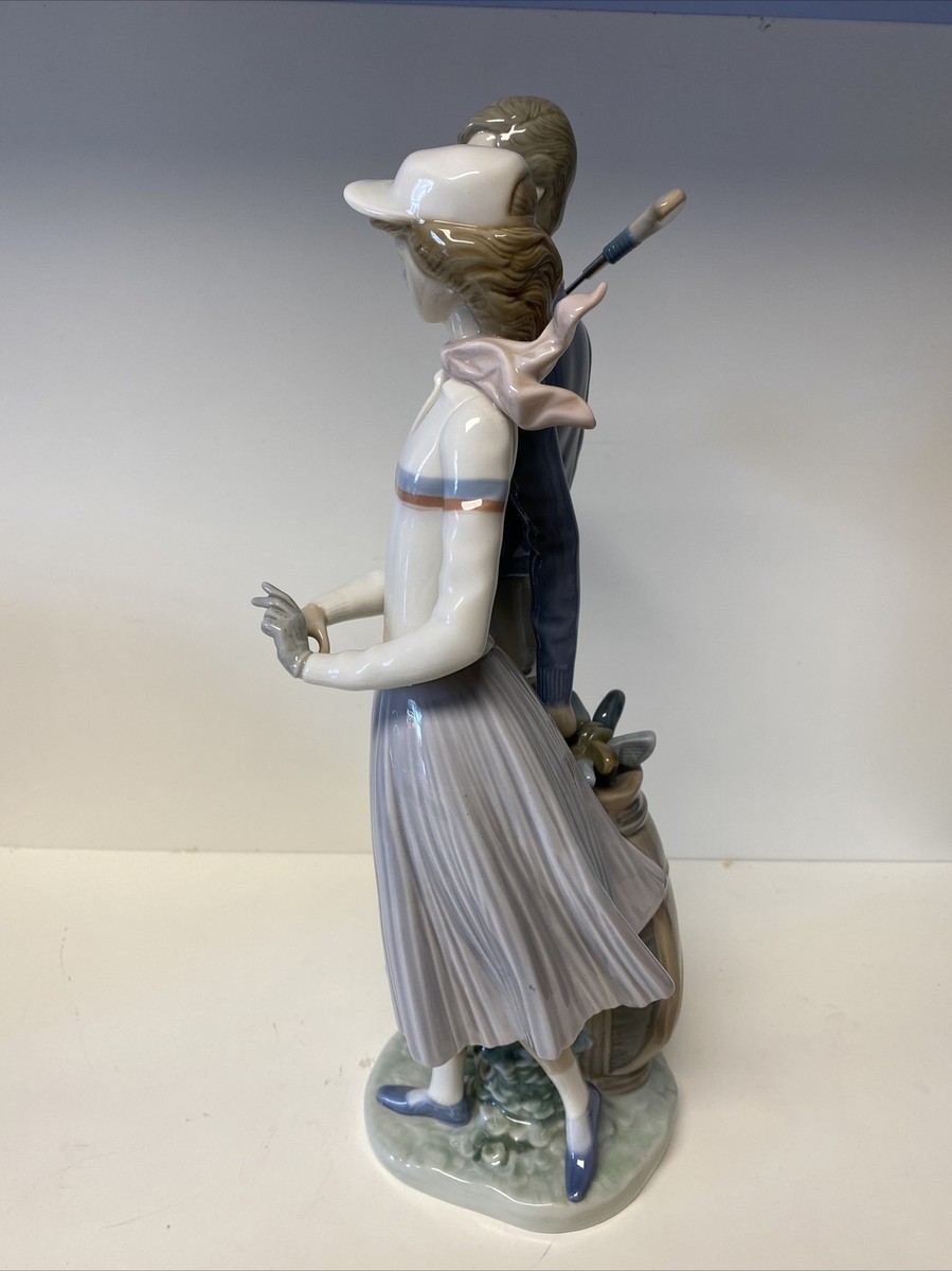 リヤドロ LLADRO ゴルフのカップル 1453 Vintage Llardo