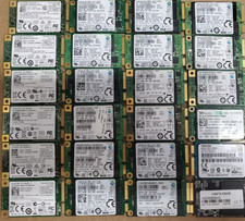 Lot of (10) 1.8 in 256GB SSD MSATA Solid State Drives Mixed Major Brand