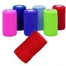 Andover COFLEX-VET 4" Bandaging Tape Flexible Wrap Equine 18 Count Color Pack
