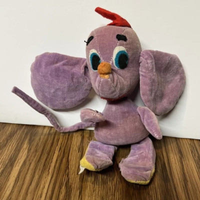 Vintage Japan Purple Mouse Saw Dust CARTOON CHARACTER Velvety 5''