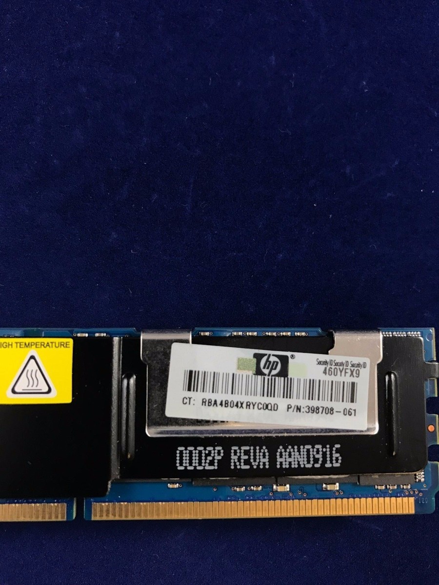 Kit De Memoria RAM 8GB (2x4GB) DDR2 PC2-5300 Para Servidores HP - Modelos 397415-B21, 398708-061