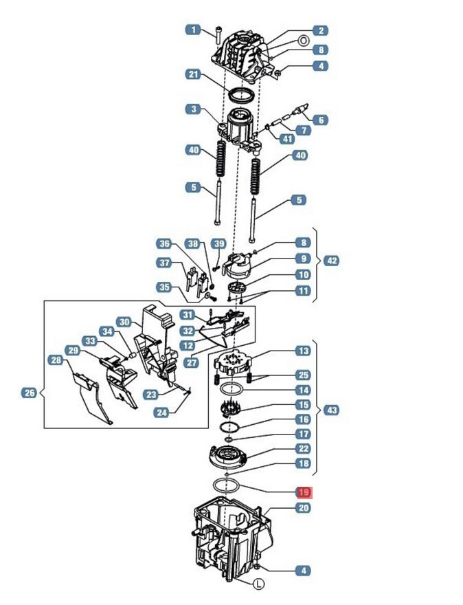 Seal ORing for Didiesse Frog Grimac Lavazza Waffle Coffee Machine