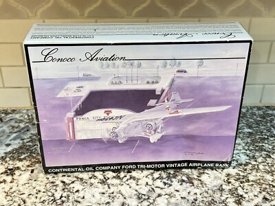 Conoco Aviation Continental Oil Co Ford Tri-Motor Vintage Airplane Bank