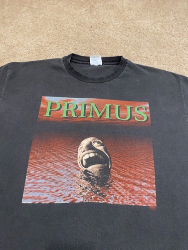 T-shirt vintage 1995 Primus Tales From The Punch Bowl Band Tour taglia XL anni 90 rock - Foto 5 di 8