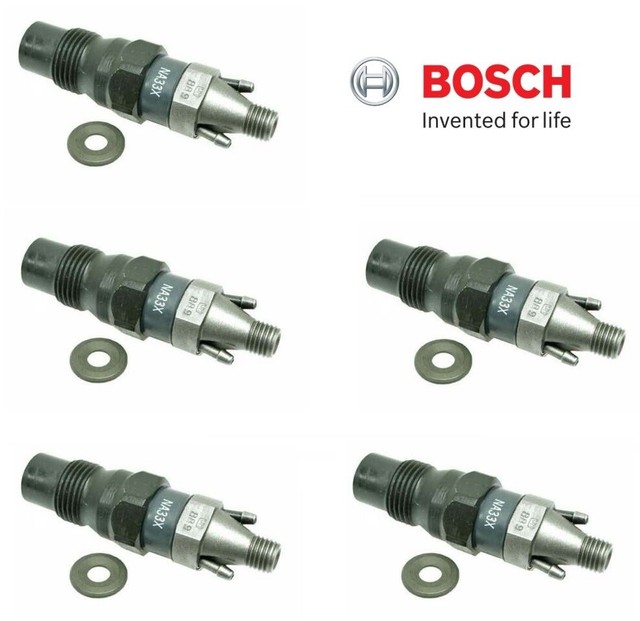 BOSCH Set od 5 Fuel Injector Assemblies (Rebuilt) For Mercedes W123