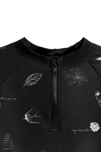 Agua Bendita Kids Rashguard Unisex Size 10 NWOT - Picture 3 of 3