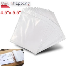 Self Adhesive 4.5''x 5.5'' Packing List Envelopes Invoice Enclosed Slip Pouches