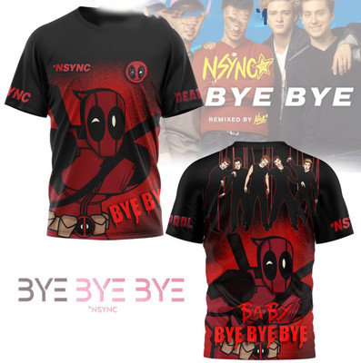Deadpool NSYNC Bye Bye Bye AOP 3D T-Shirt