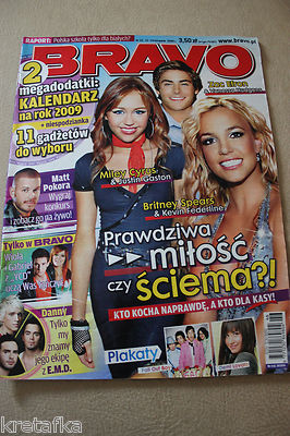 Bravo 23/2008 MILEY CYRUS, Britney Spears, Zac Efron, Matt Pokora, EMD,