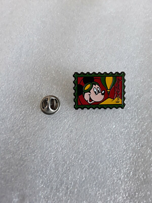 PIN'S PINS EURODISNEY Briefmarke Mickey 1992 + Bindung 