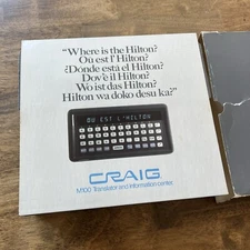Craig M100 Translator Language Learning 1979 Tested - NEW IN BOX