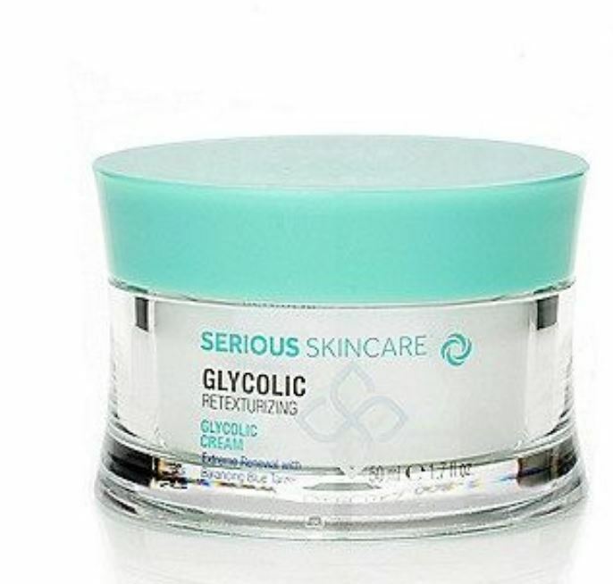 Serious Skincare Glycolic Retexturizing Cream with Blue Tansy 1.7 oz NIB Sealed