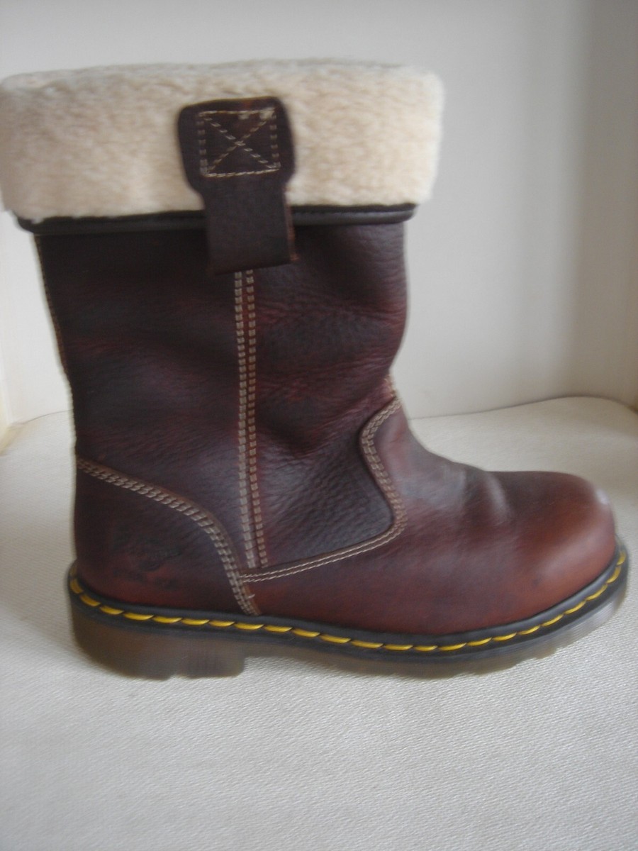 Brown Dr Martens Rosa Ladies Safety Rigger Boots Hot Dr Martens Rosa Ladies  Rigger Boots 2025