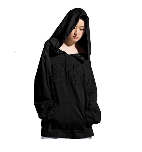 over the shoulder hoodie